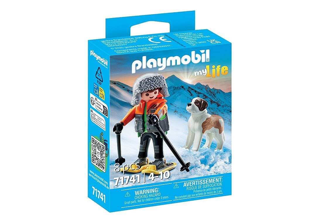 Playmobil My Life 71741 - Hiker wiht Saint Bernard