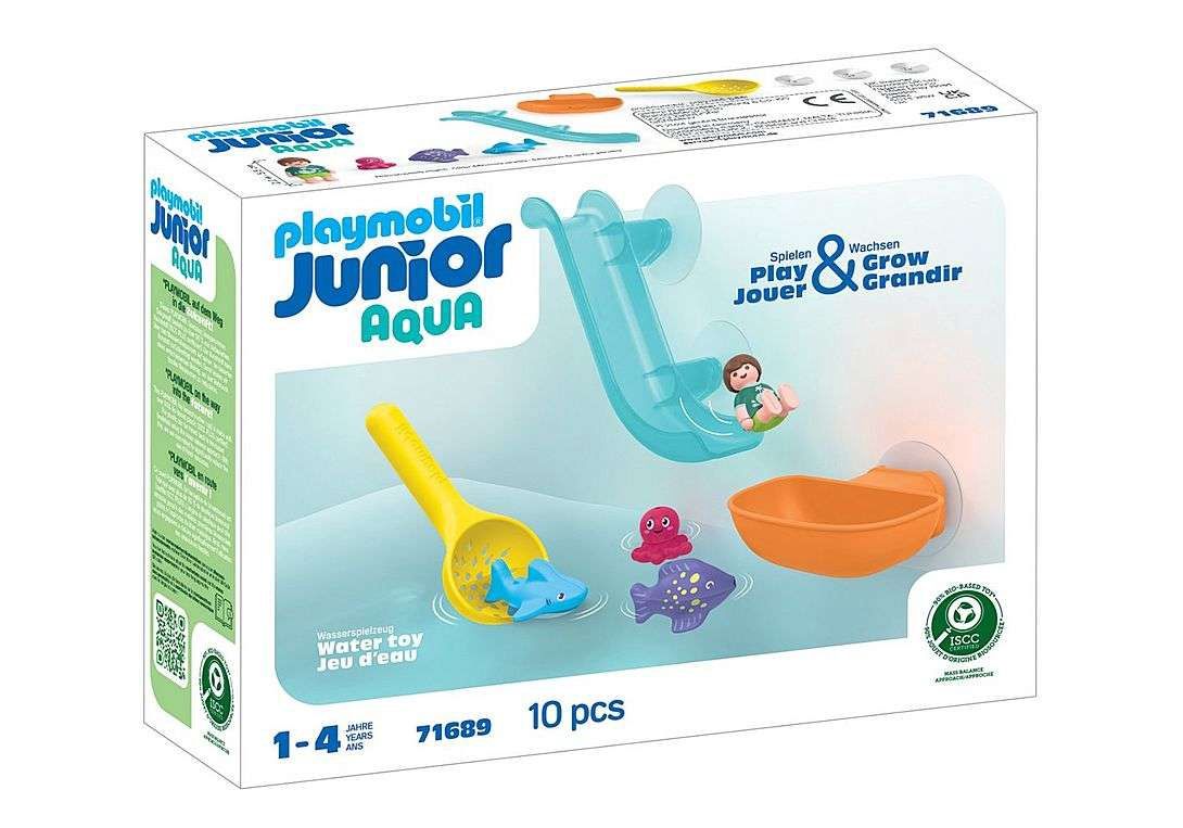 Playmobil Junior Aqua 71689 - Water Slide with Sea Animals