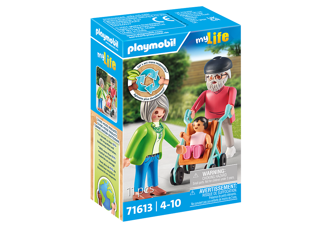 Playmobil My Life 71613 - Grandparents with Baby