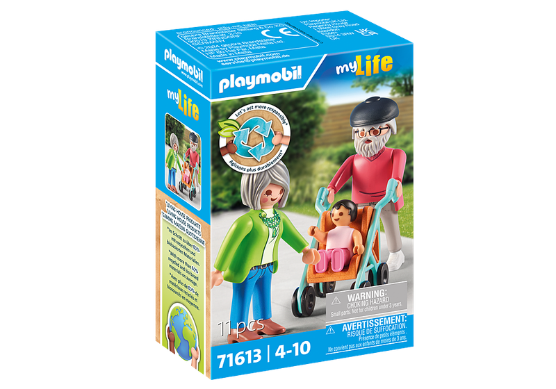 Playmobil My Life 71613 - Grandparents with Baby