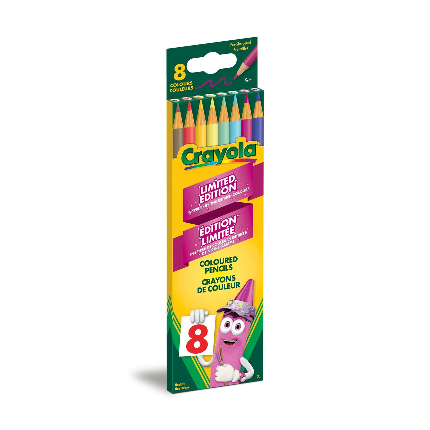 Crayola - Limited Edition 8 Coloured Pencils