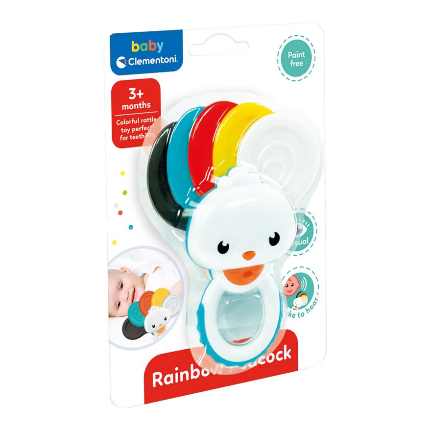 Clementoni - Peacock Rattle