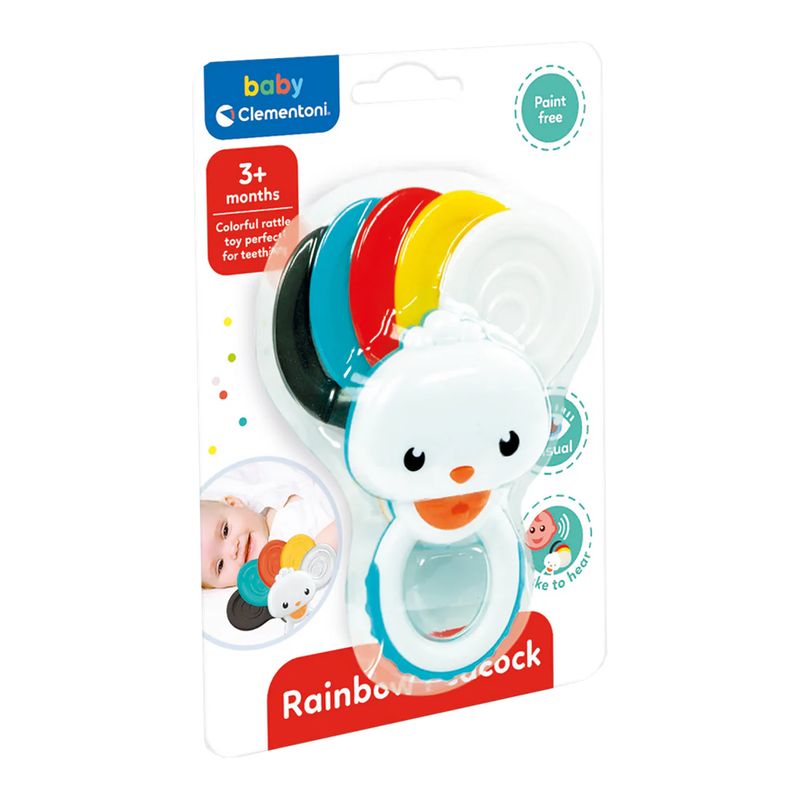 Clementoni - Peacock Rattle