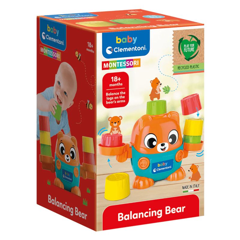 Clementoni - Baby Montessori Balance Bear