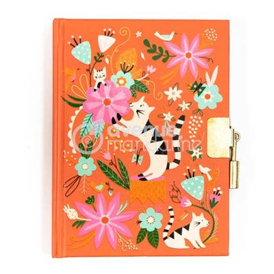 Avenue Mandarine - Cats &amp; Flowers Secret Journal