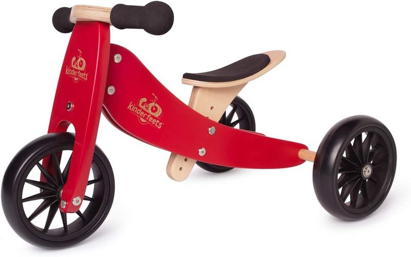 Kinderfeets - Cherry Red 2-in-1 Tiny Tot Balance Bike