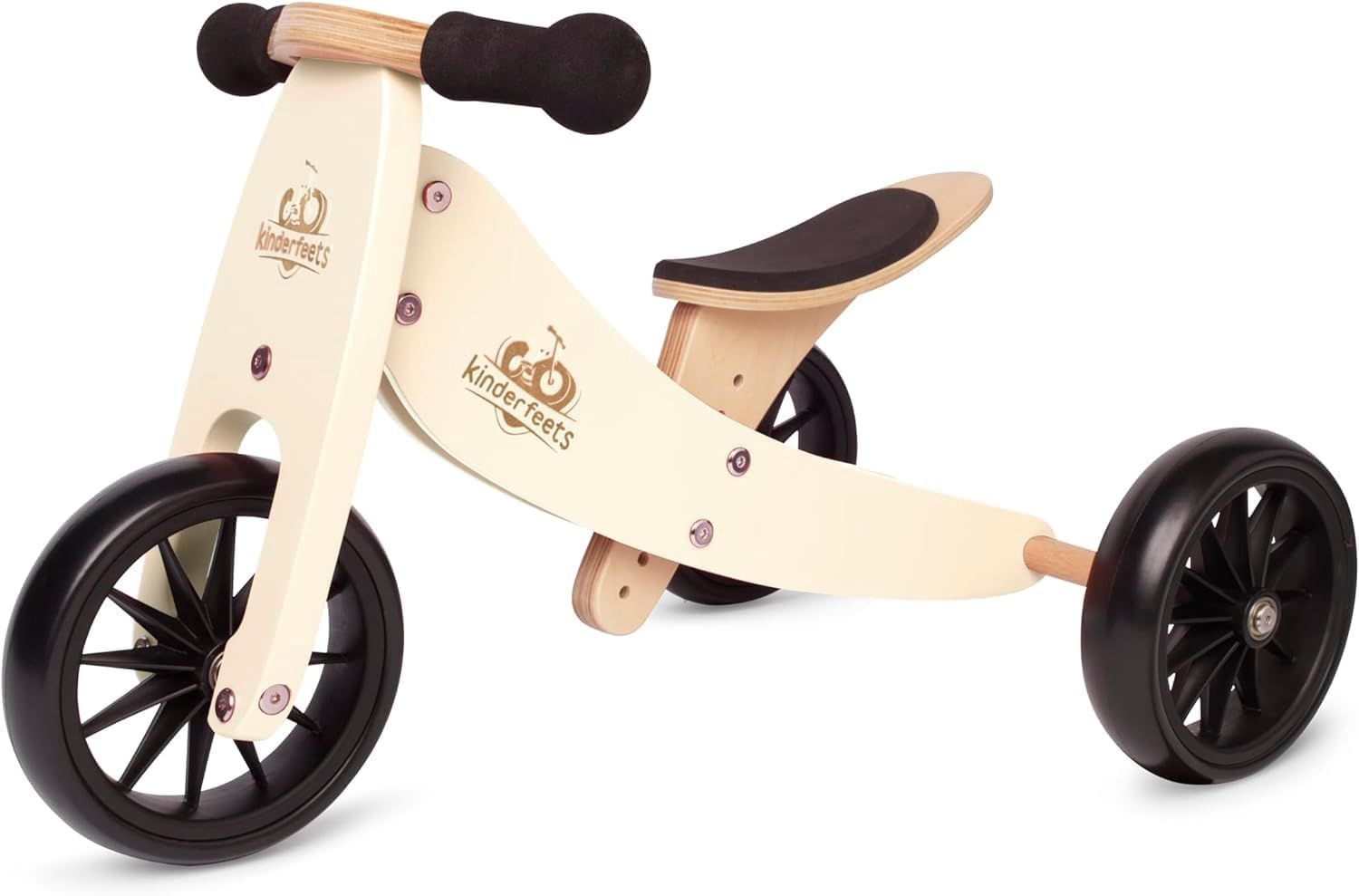 Kinderfeets - Cream 2-in-1 Tiny Tot Balance Bike