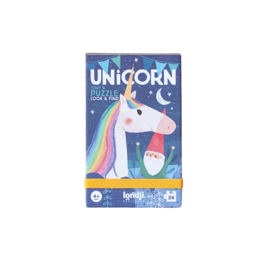 Londji 24 Piece Look &amp; Find Tiny Puzzle - Unicorn