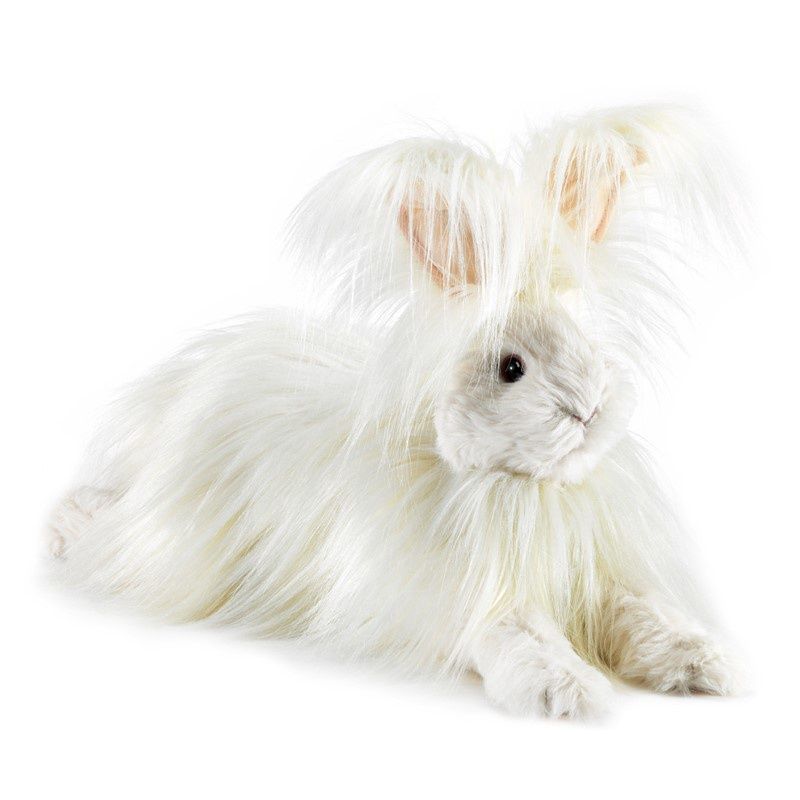 Folkmanis - Angora Rabbit Hand Puppet