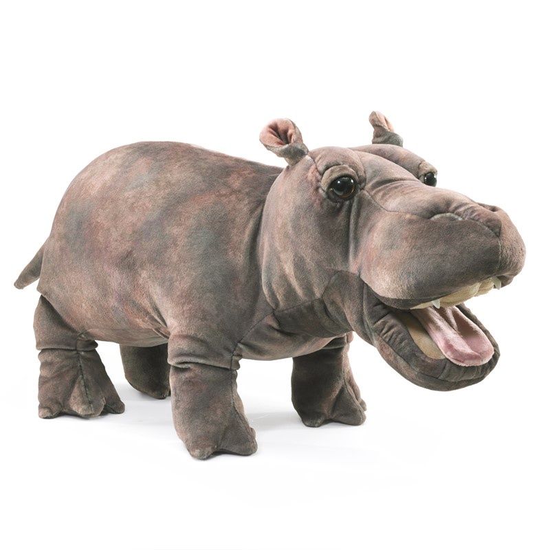 Folkmanis - Baby Hippo Hand Puppet