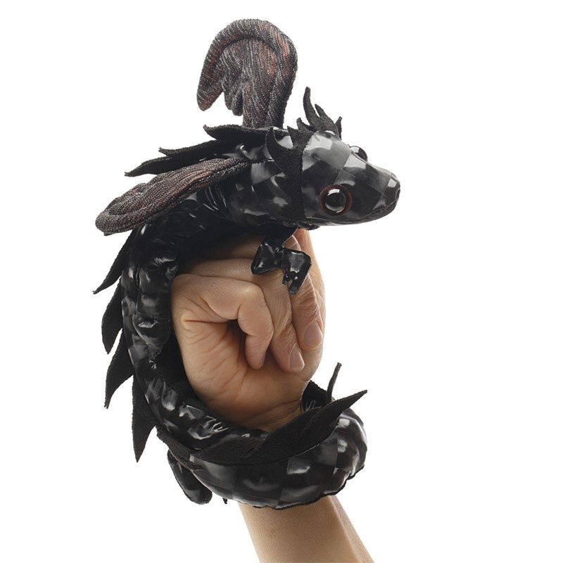 Folkmanis - Dragon Wristlet Finger Puppet