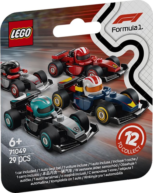 Lego Minifigures - F1 Race Cars