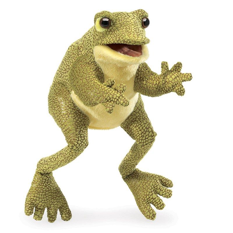Folkmanis - Funny Frog Hand Puppet
