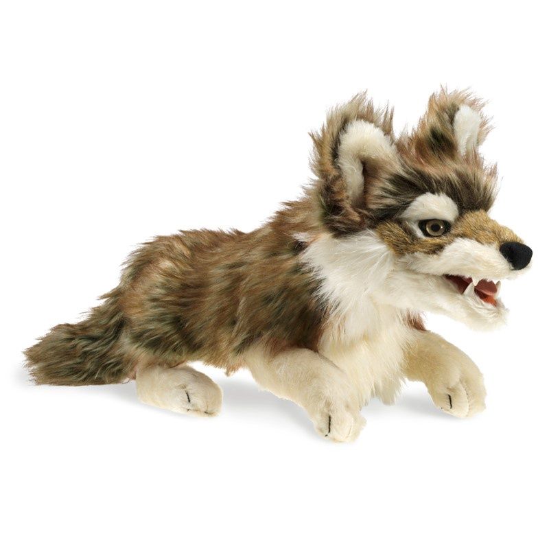 Folkmanis - Grey Wolf Hand Puppet
