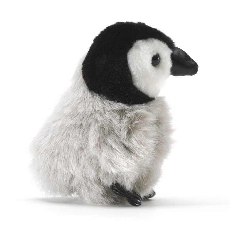 Folkmanis - Mini Baby Emperor Penguin Finger Puppet