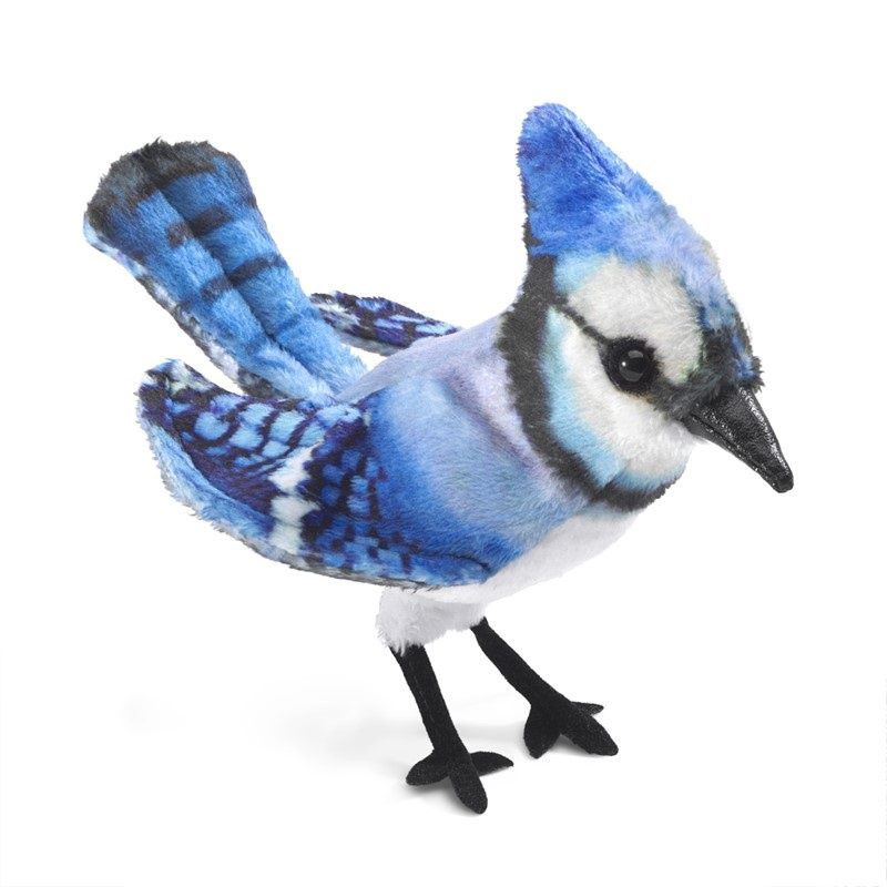 Folkmanis - Mini Blue Jay Finger Puppet