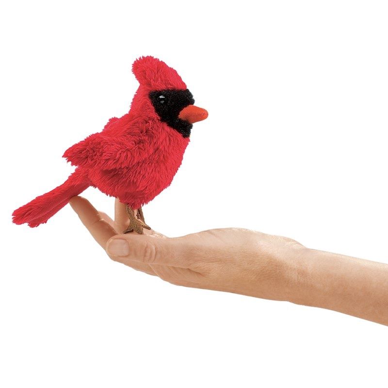 Folkmanis - Mini Cardinal Finger Puppet