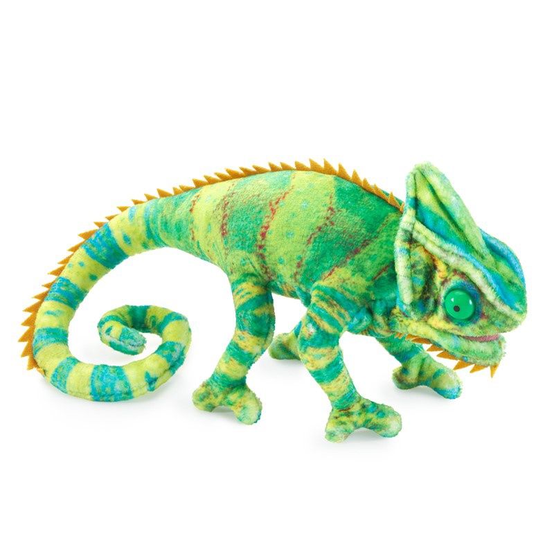 Folkmanis - Mini Chameleon Finger Puppet