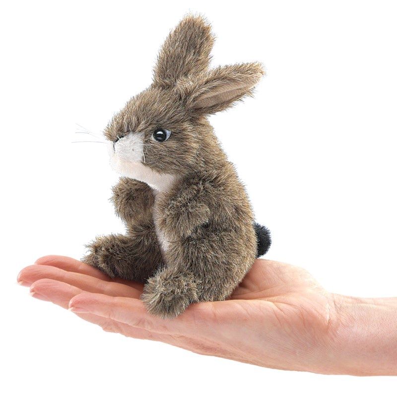 Folkmanis - Mini Jack Rabbit Finger Puppet