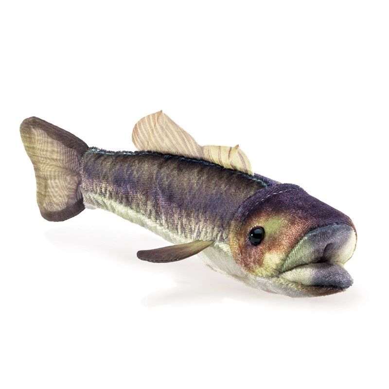 Folkmanis - Mini Large Mouth Bass Finger Puppet