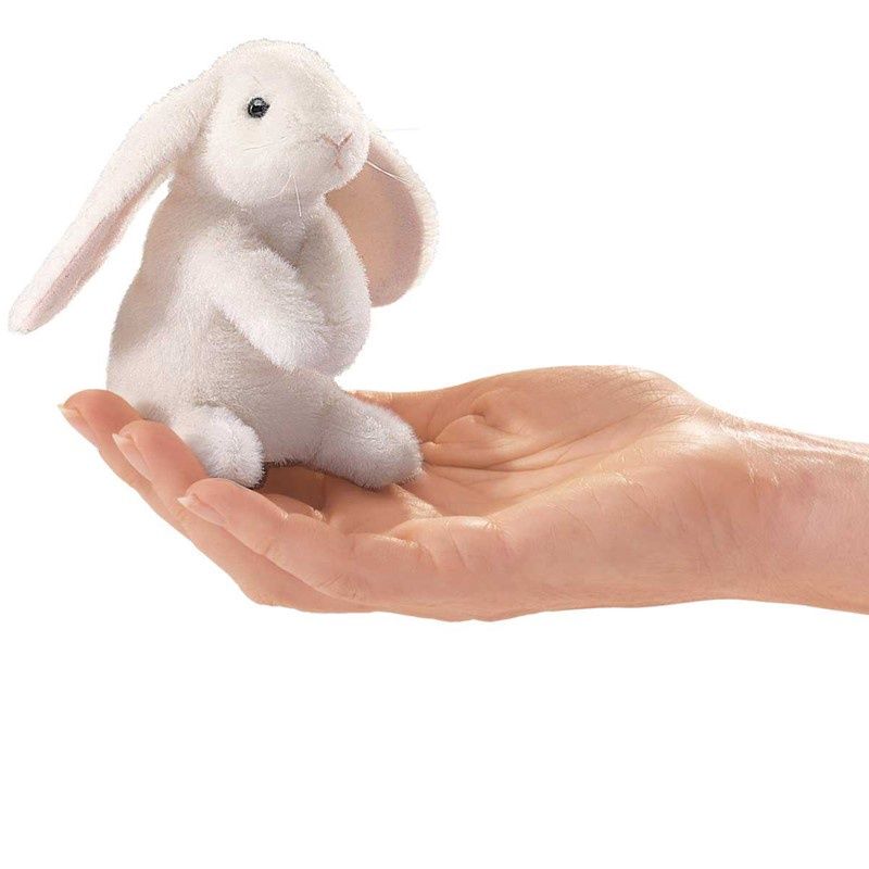 Folkmanis - Mini Lop Ear Rabbit Finger Puppet