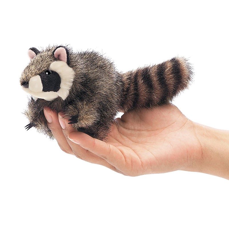 Folkmanis - Mini Raccoon Finger Puppet