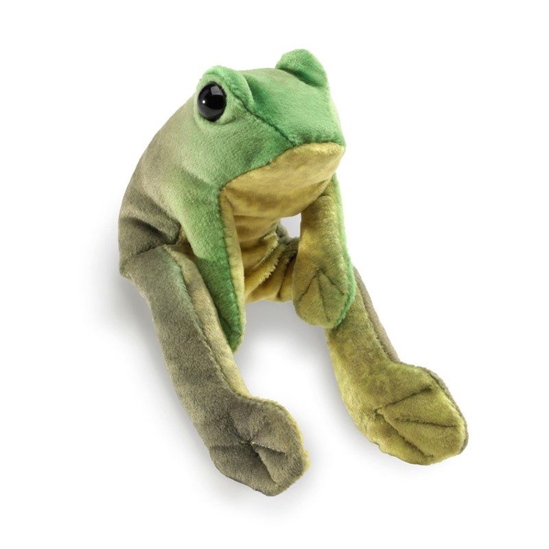 Folkmanis - Mini Sitting Frog Finger Puppet