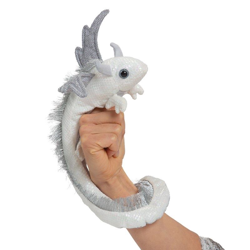 Folkmanis - Pearl Dragon Wristlet Puppet