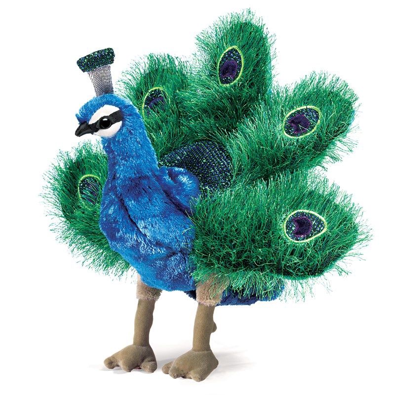 Folkmanis - Peacock Hand Puppet