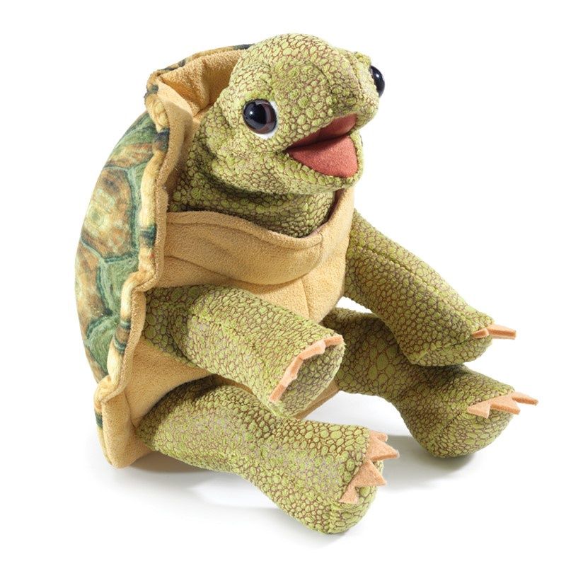 Folkmanis - Standing Tortoise Hand Puppet