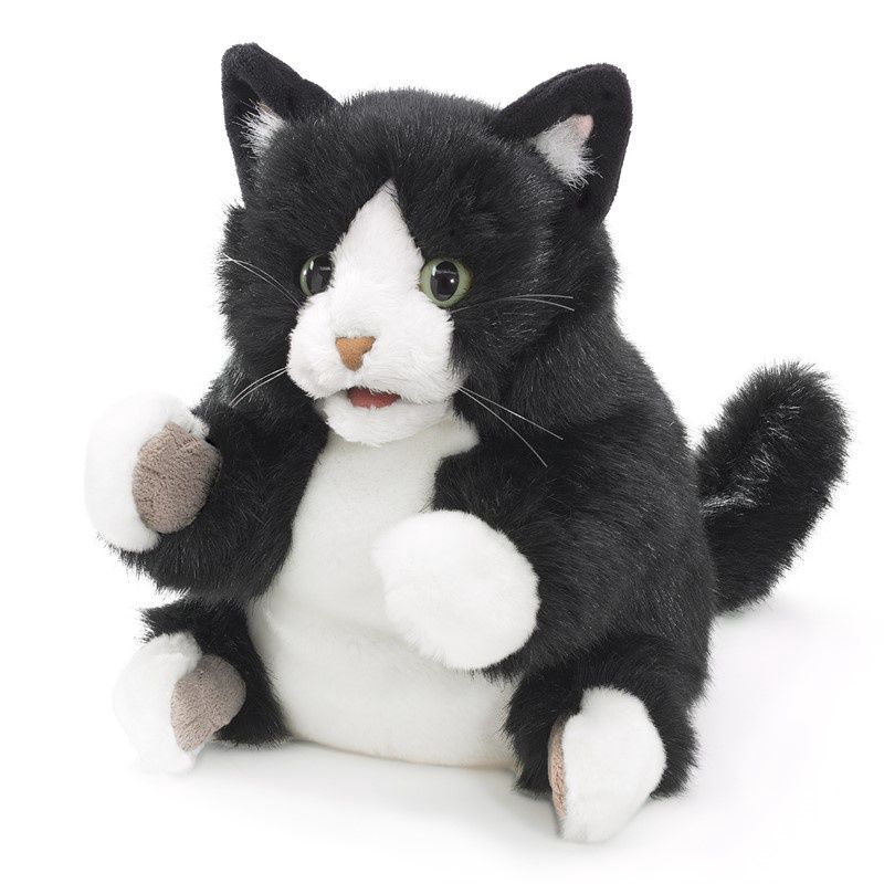 Folkmanis - Tuxedo Kitten Hand Puppet