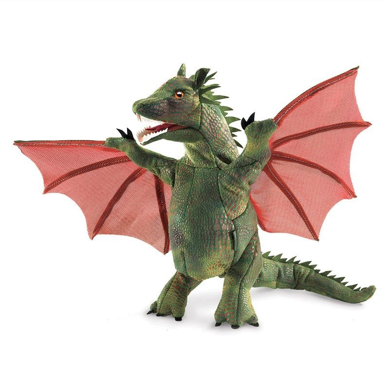 Folkmanis - Winged Dragon Hand Puppet