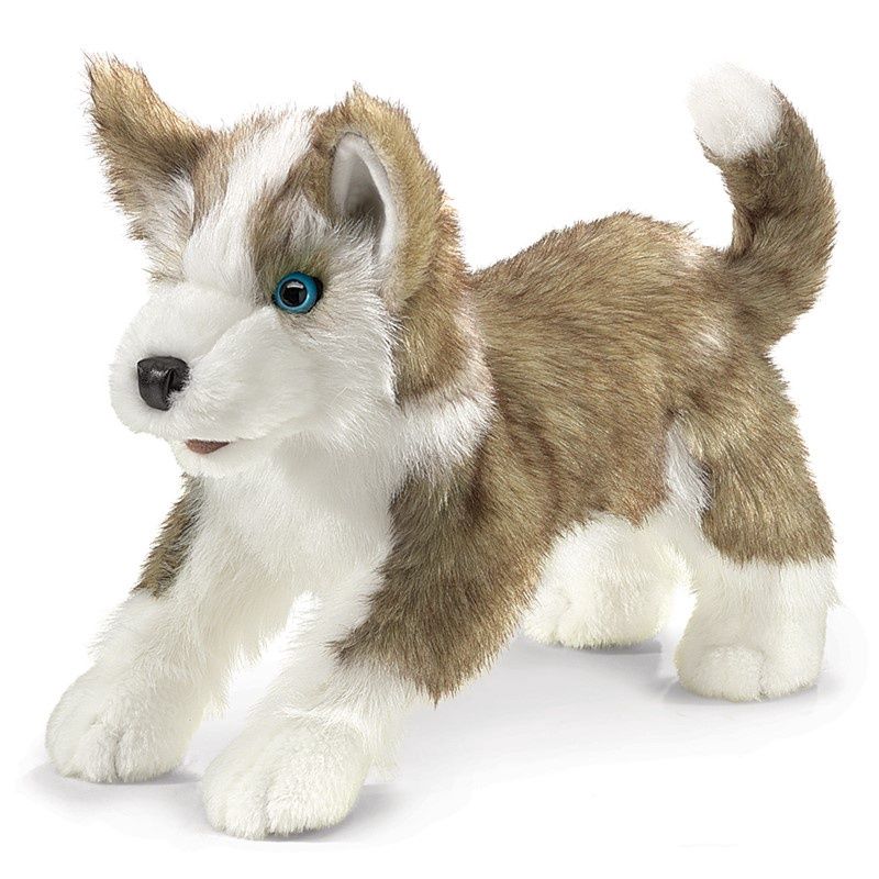 Folkmanis - Wolf Pup Hand Puppet