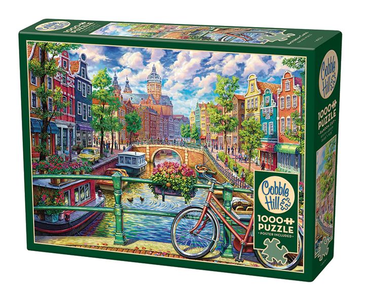 Cobble Hill 1000 Piece Puzzle - Amsterdam Canal