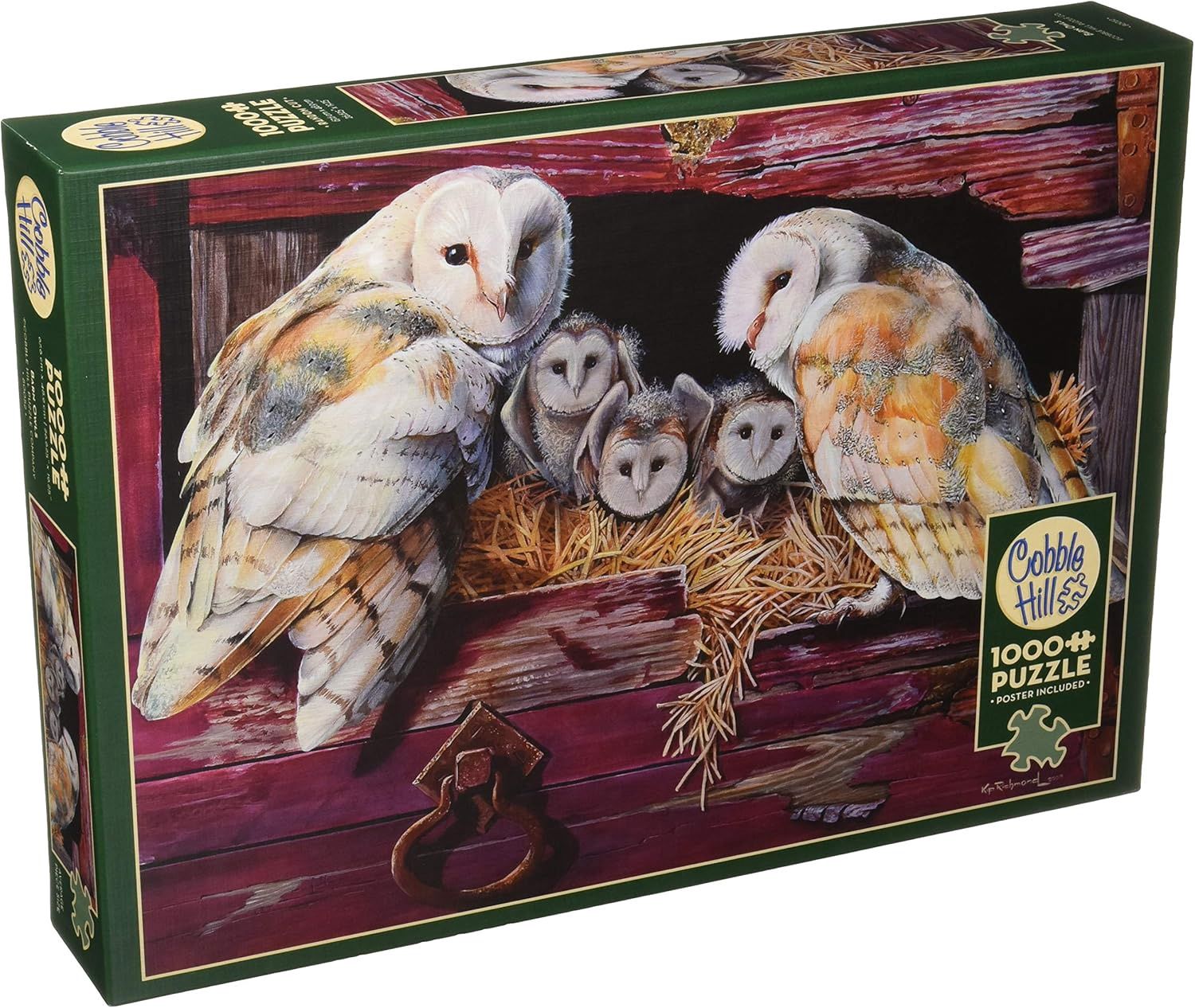 Cobble Hill 1000 Piece Puzzle - Barn Owls