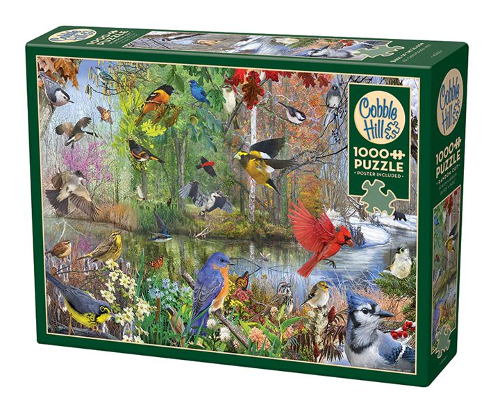 Cobble Hill 1000 Piece Puzzle - Birds of the Season