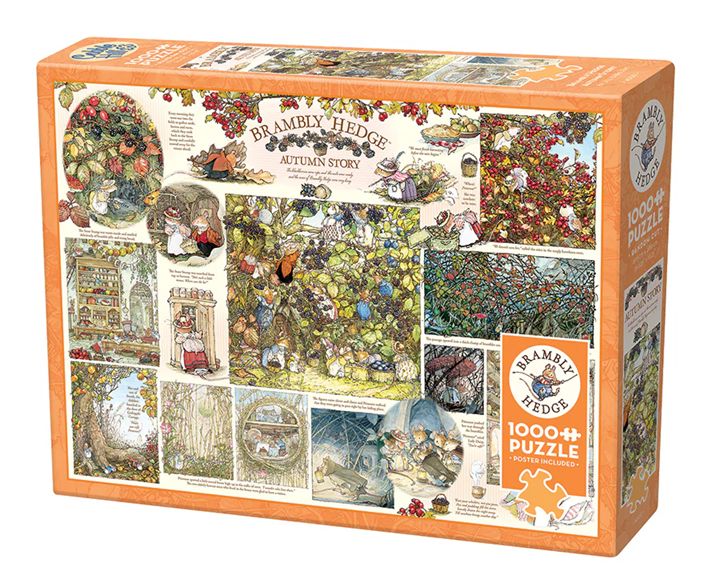 Cobble Hill 1000 Piece Puzzle - Brambly Hedge Autumn Story