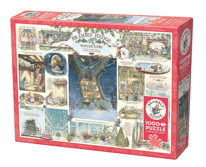 Cobble Hill 1000 Piece Puzzle - Brambly Hedge Winter Story