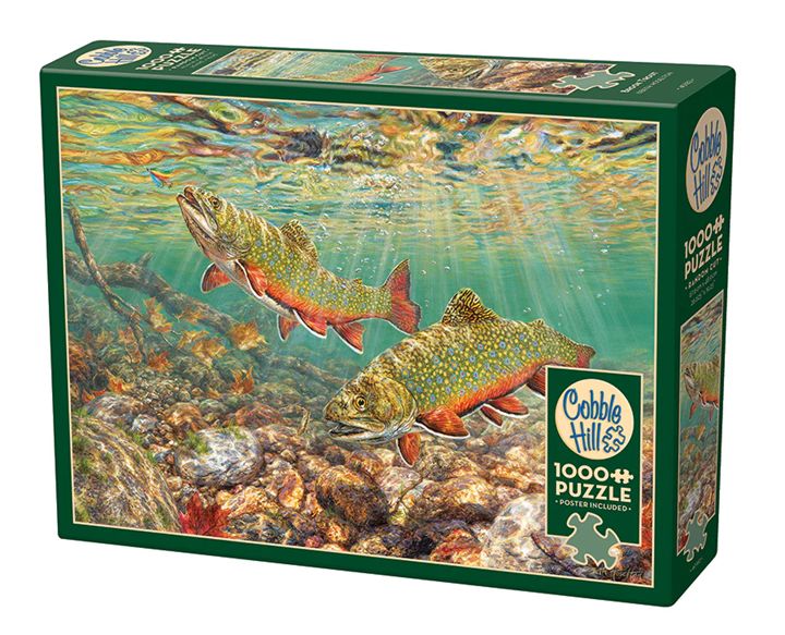 Cobble Hill 1000 Piece Puzzle - Brook Trout