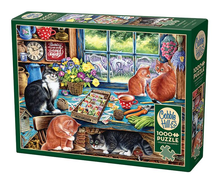 Cobble Hill 1000 Piece Puzzle - Cats Retreat
