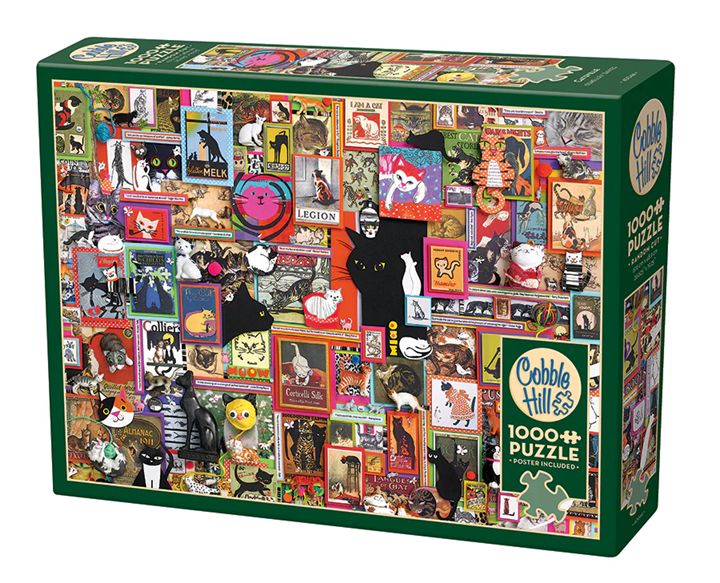 Cobble Hill 1000 Piece Puzzle - Catsville