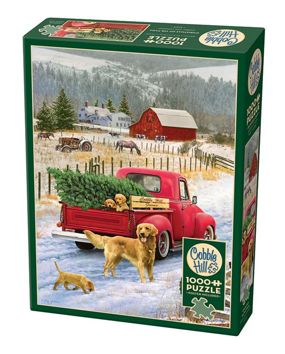 Cobble Hill 1000 Piece Puzzle - Christmas on the Farm