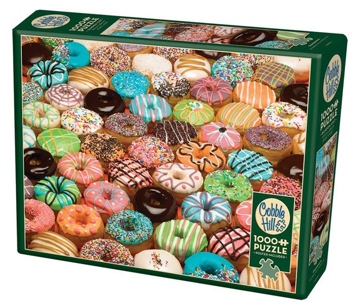 Cobble Hill 1000 Piece Puzzle - Doughnuts