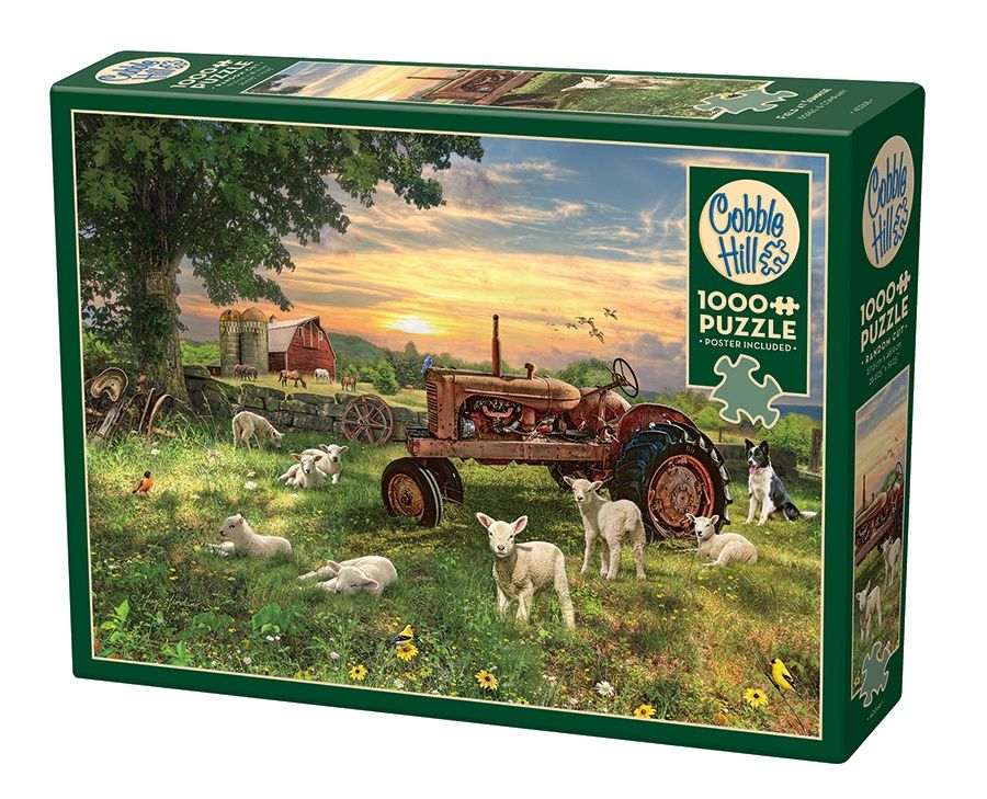 Cobble Hill 1000 Piece Puzzle - Field at Sunrise