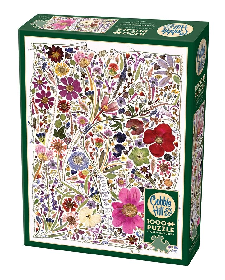 Cobble Hill 1000 Piece Puzzle - Flower Press: Spring