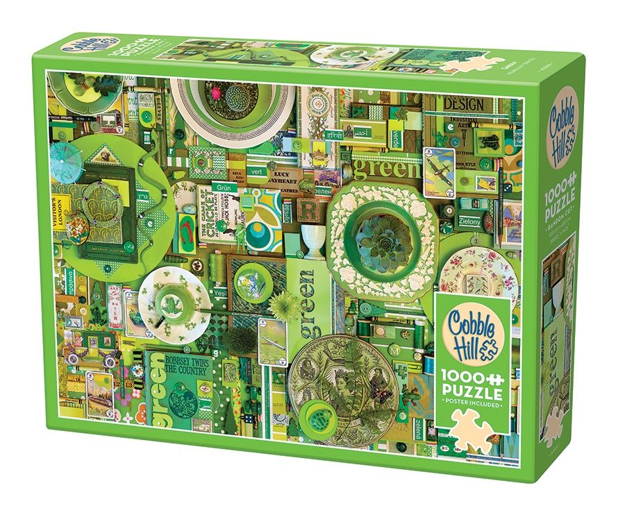 Cobble Hill 1000 Piece Puzzle - Green