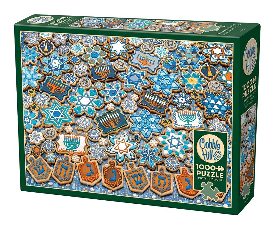 Cobble Hill 1000 Piece Puzzle - Hanukkah Cookies