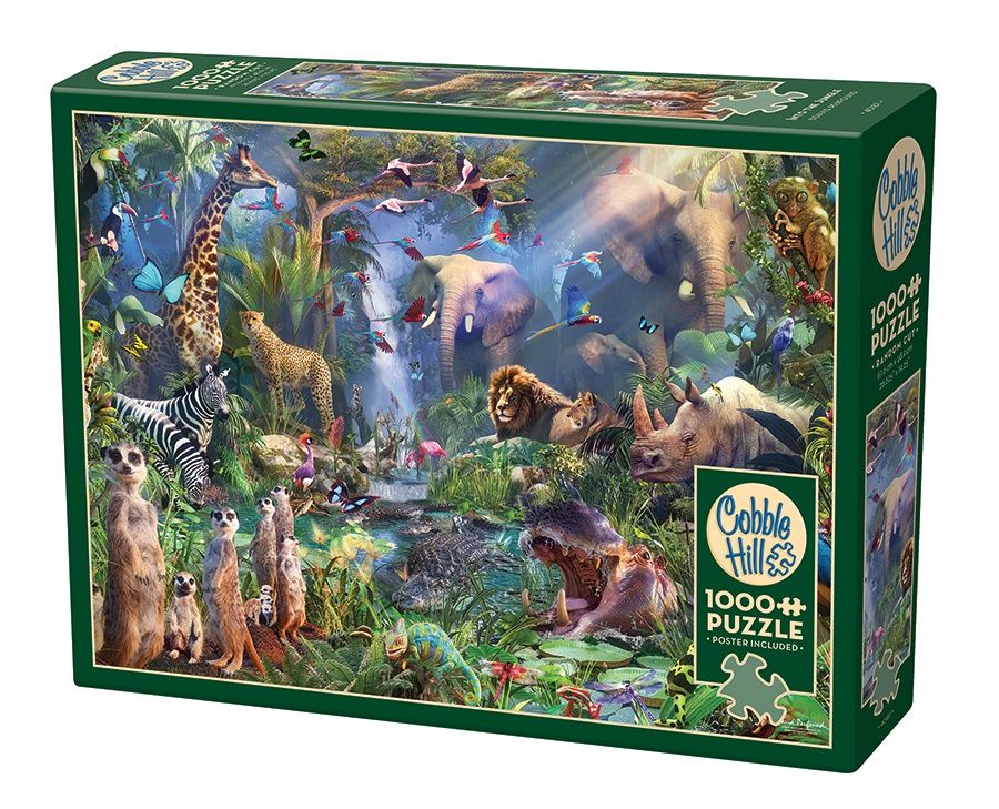 Cobble Hill 1000 Piece Puzzle - Into the Jungle