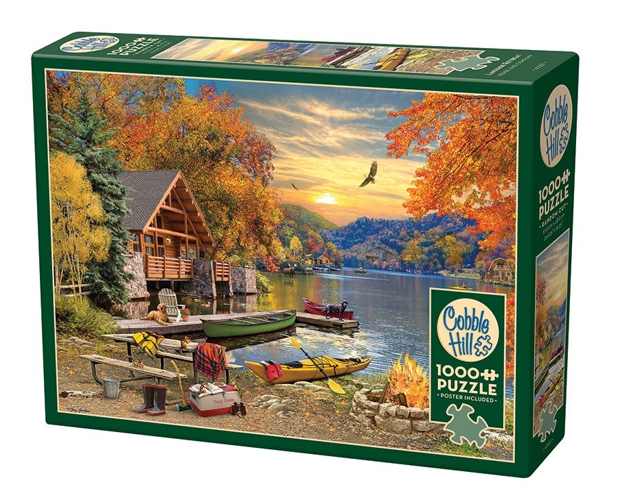 Cobble Hill 1000 Piece Puzzle - Lakeside Retreat