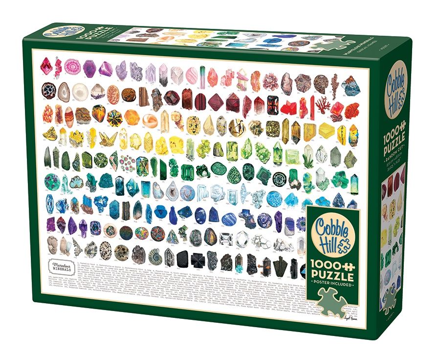 Cobble Hill 1000 Piece Puzzle - Marvelous Minerals